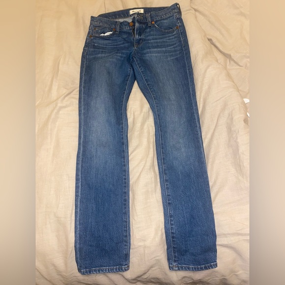 Madewell Slim Boyjean Medium Wash Straight Leg Jeans - Picture 4 of 7